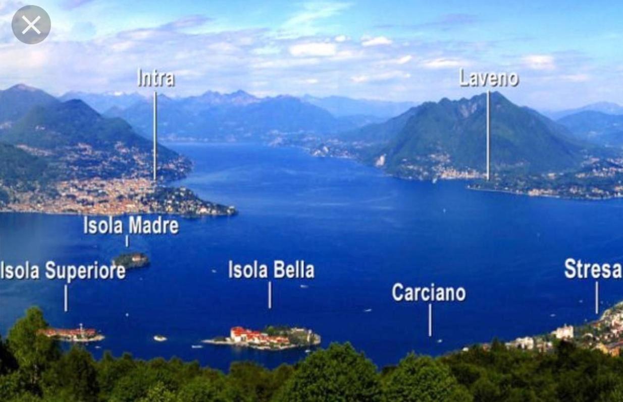 Casa Chia Lago Maggiore Laveno-Mombello Exterior photo